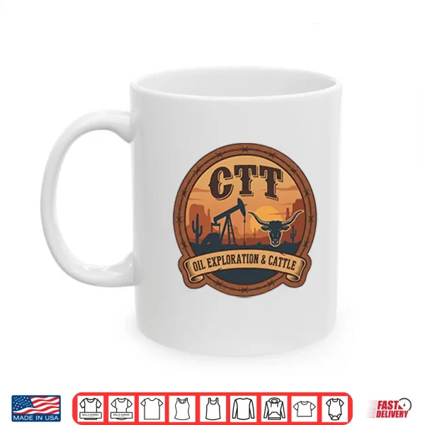 Mug Ctt Oil Exploration Cattle Shirt