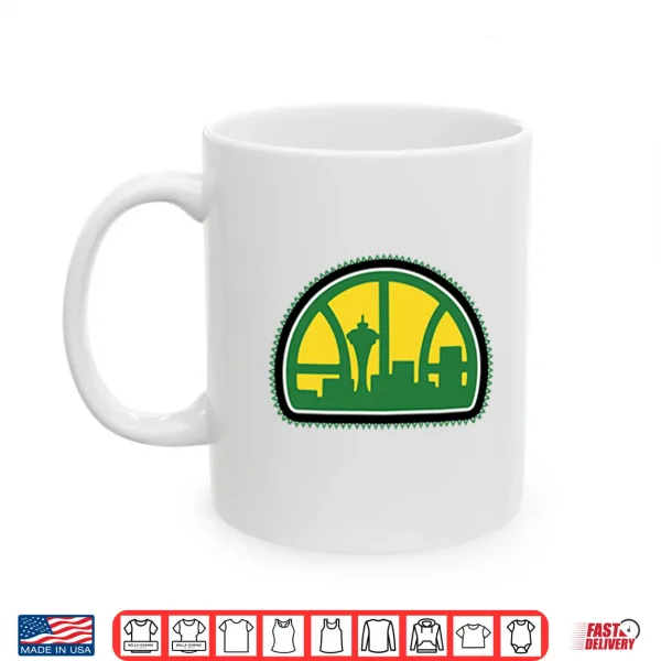 Detlef Schrempf Seattle Supersonics Shirt 3 Mug Detlef Schrempf Seattle Supersonics Shirt