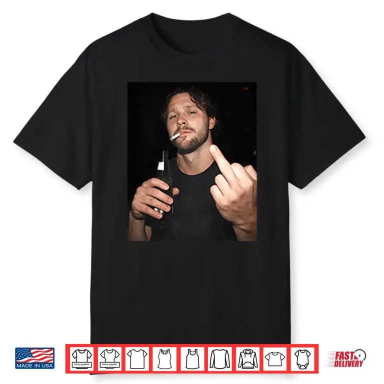 Josh Allen Middle Finger Shirt