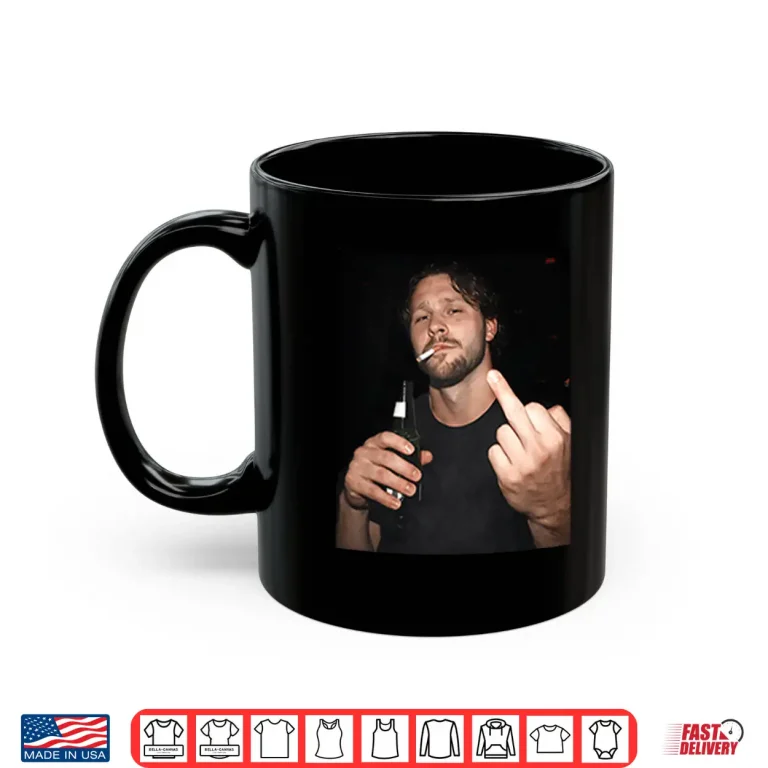 Mug Josh Allen Middle Finger Shirt
