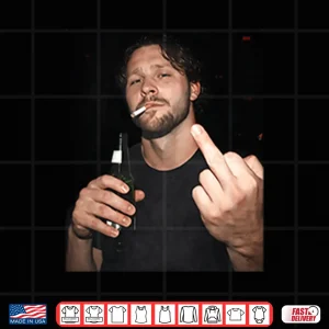 Design Josh Allen Middle Finger Shirt