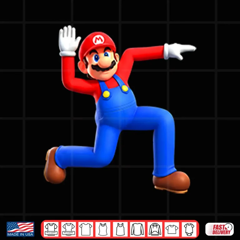 Design Mario Super Mario Bros Shirt