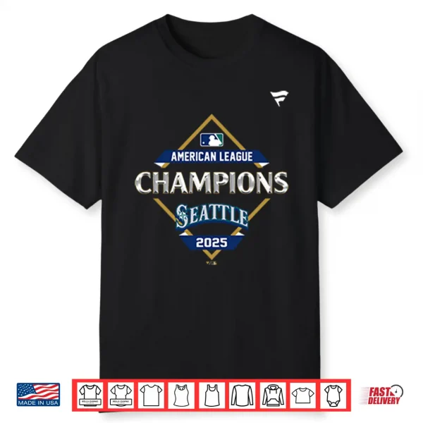 Seattle Mariners American League Champions 2025 Shirt