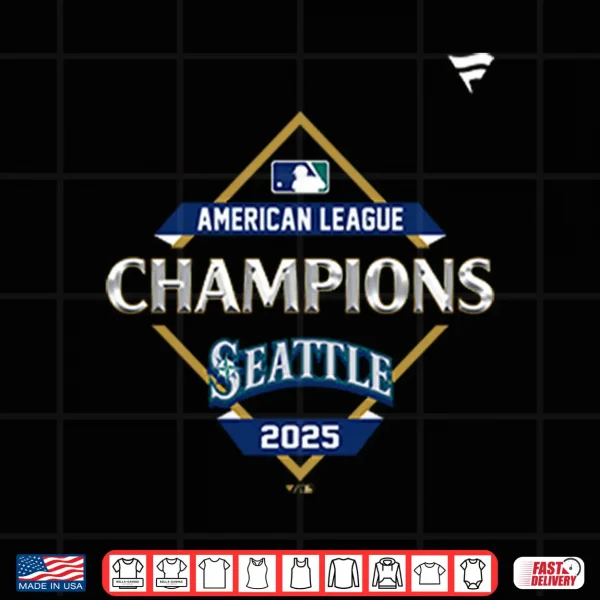 Design Seattle Mariners American League Champions 2025 Shirt
