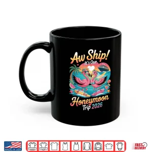 Mug 2026 Matching Honeymoon Cruise Flamingo Bride Groom Couple Shirt