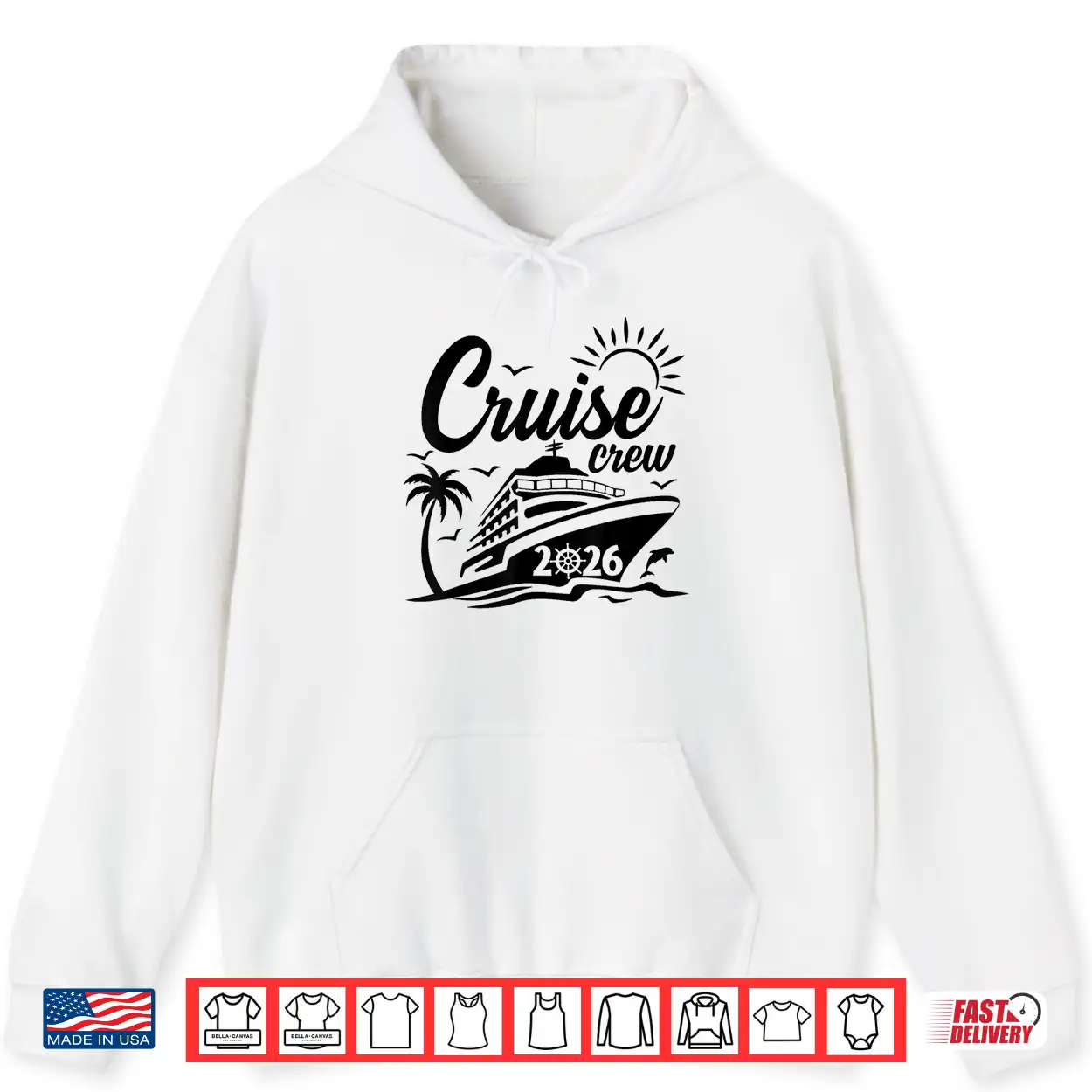 Cruise Crew 2026 Matching Family Summer Beach Vacation Trip Shirt Cruise Crew 2026 Matching Family Summer Beach Vacation Trip Shirt