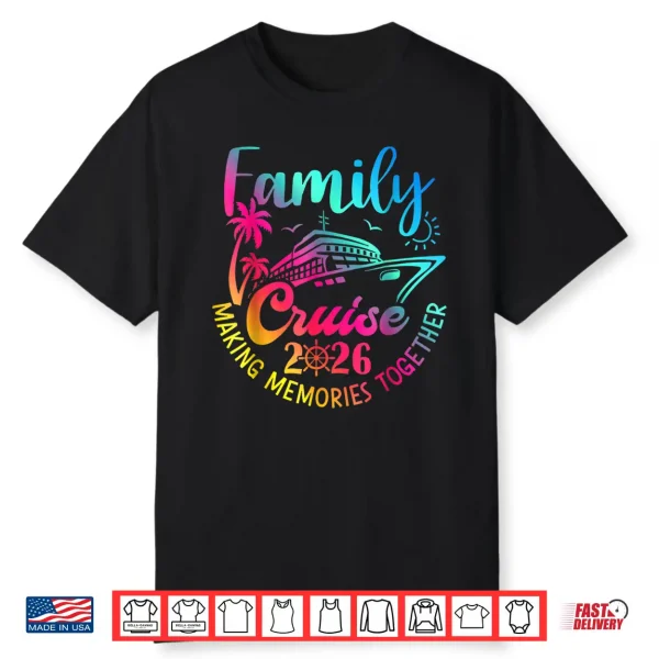 Family Cruise 2026 Summer Vacation Matching Family Cruise Shirt