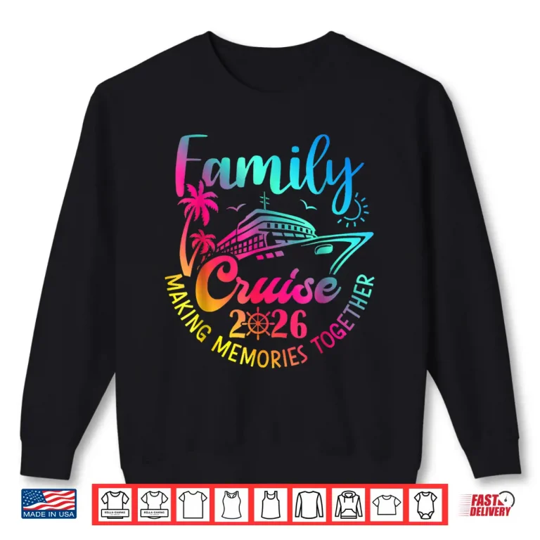 Sweatshirt Family Cruise 2026 Summer Vacation Matching Family Cruise Shirt
