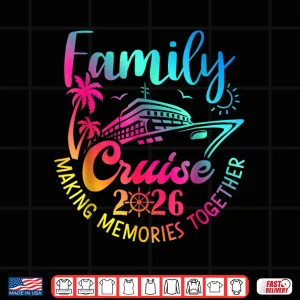 Design Family Cruise 2026 Summer Vacation Matching Family Cruise Shirt