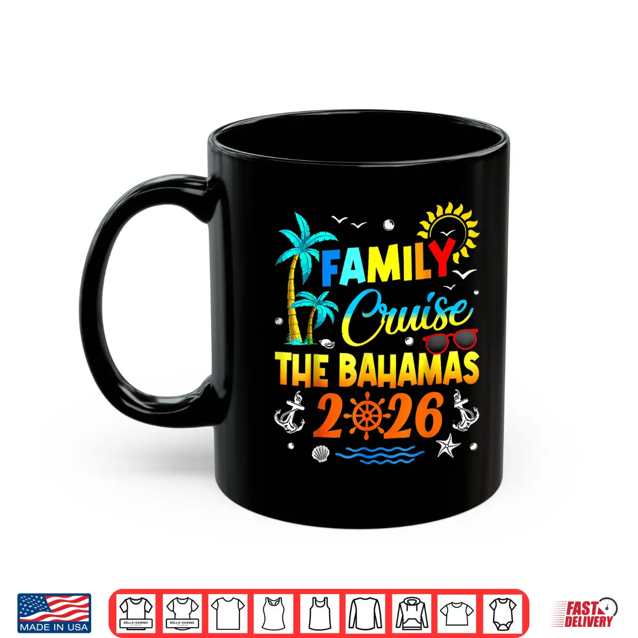 Family Cruise The Bahamas 2026 Summer Matching Vacation Shirt Family Cruise The Bahamas 2026 Summer Matching Vacation Shirt