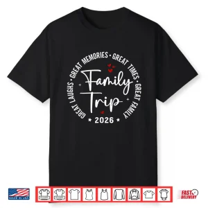 Family Trip Vacation 2026 Matching Group Shirt