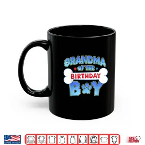 Mug Grandma Of The Birthday Boy Matching Dog Family Bday Party Shirt