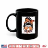 Mug Retro Bears Girl Messy Bun Sports Team Matching Outfit Shirt