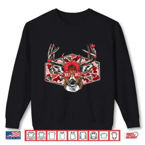 Sweatshirt Camo Xoxo Valentine Buck Deer Hunting Season Family Matching Shirt