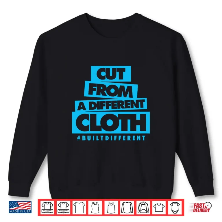 Sweatshirt Cut From Different Cloth Streetwear Gamma Blue Matching Long Sleeve Shirt