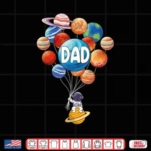 Design Dad Daddy Astronaut Planets Stem Space Family Matching Shirt