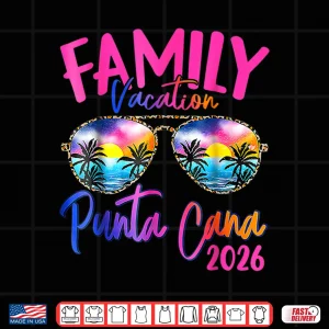 Design Family Vacation Punta Cana 2026 Matching Holiday Summer Shirt