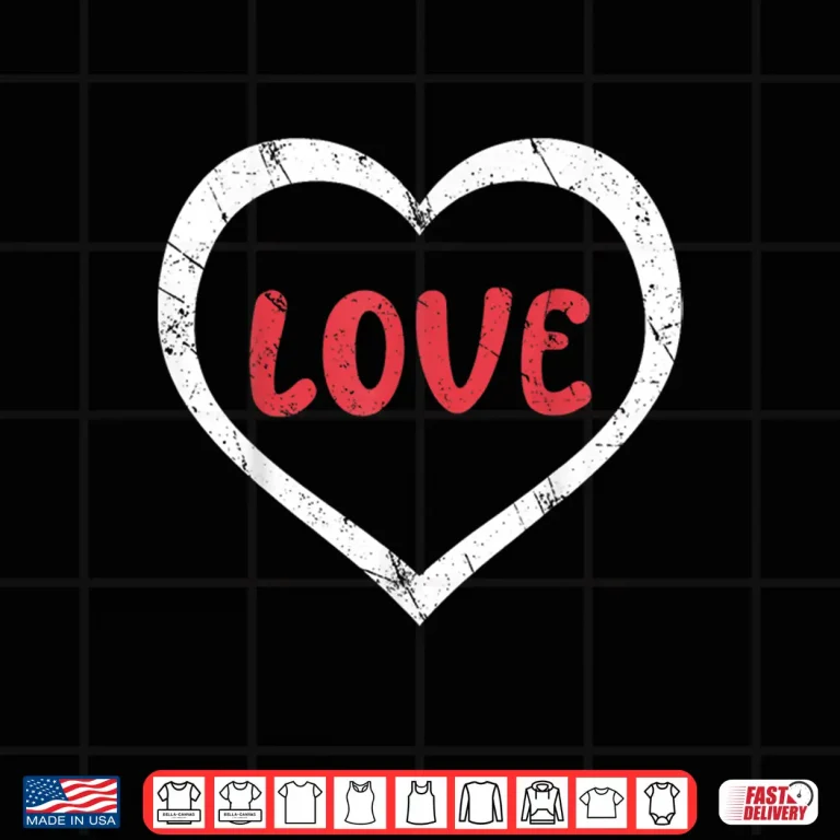 Design Funny Heart Love Couple Matching Valentines Shirt