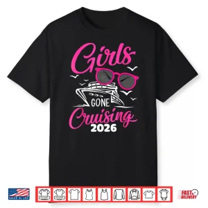 Girls Gone Cruising 2026 Vacation Trip Matching Group Shirt