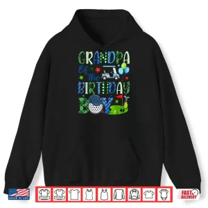 Hoodie Grandpa Of The Birthday Boy Golf Sport Matching Family Shirt