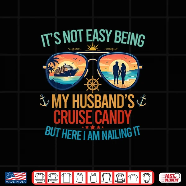 Design Husband And Wife Cruise Candy Funny Matching Couples Shirt