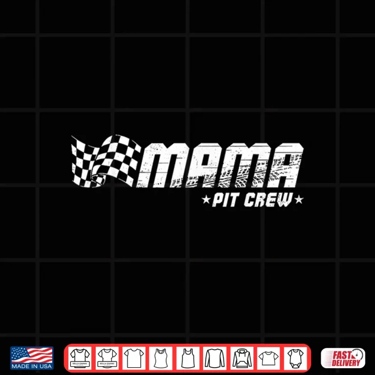Design Mama Pit Crew Race Car Birthday Family Matching Pit Crew Shirt