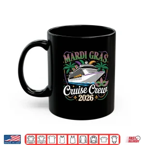 Mardi Gras Carnival Cruise Crew 2026 Trip Family Matching Shirt 3 Mug Mardi Gras Carnival Cruise Crew 2026 Trip Family Matching Shirt