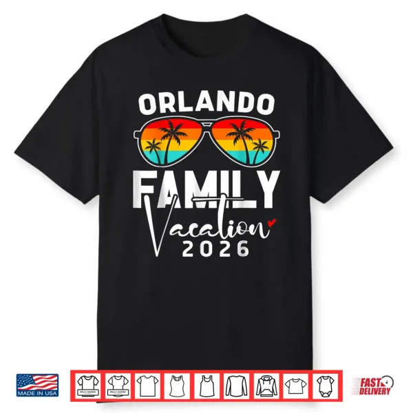 Orlando Family Vacation 2026 Florida Summer Group Matching Shirt