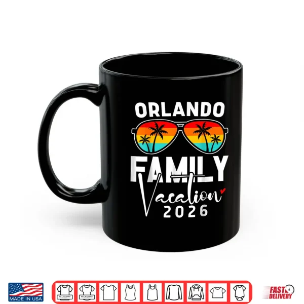 Mug Orlando Family Vacation 2026 Florida Summer Group Matching Shirt