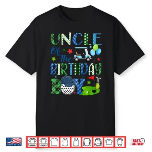 Uncle Of The Birthday Boy Golf Sport Matching Family Shirt