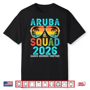 Aruba Squad 2026 Vacation Friends Family Matching Group Trip Shirt