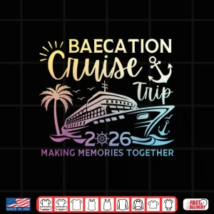 Design Couples Cruise Matching Squad Baecation Cruise Trip 2026 Shirt