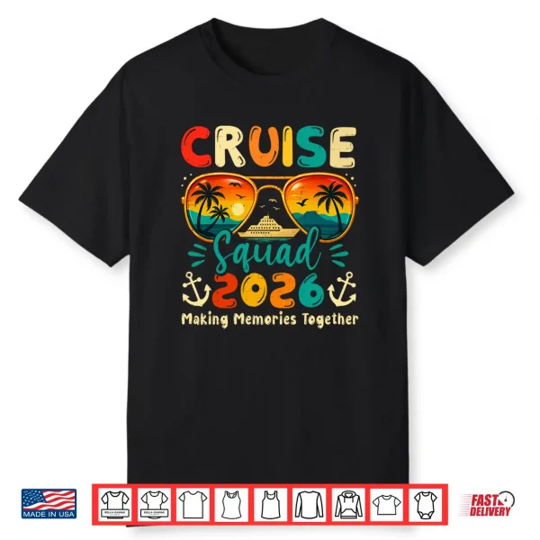 Cruise Squad 2026 Family Group Matching Summer Vacation Long Sleeve Shirt