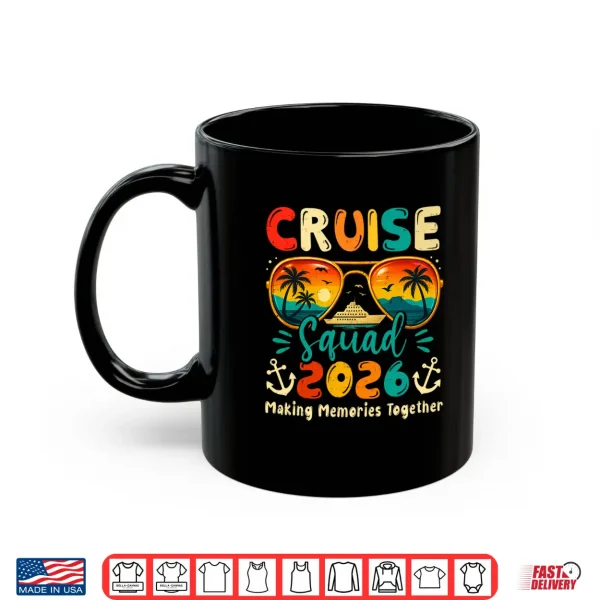 Mug Cruise Squad 2026 Family Group Matching Summer Vacation Long Sleeve Shirt