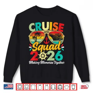 Sweatshirt Cruise Squad 2026 Summer Vacation Matching Family Vintage Shirt