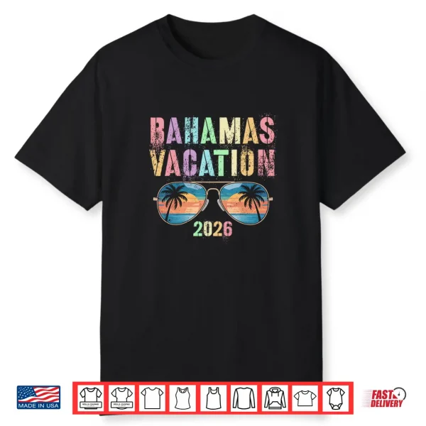 Cute Bahamas Vacation 2026 Vacay Cruise Travel Matching Mom Long Sleeve Shirt