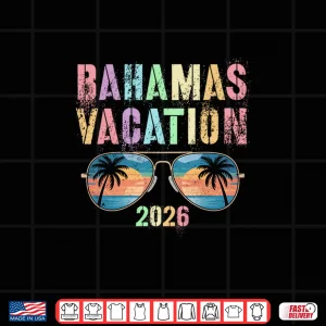 Design Cute Bahamas Vacation 2026 Vacay Cruise Travel Matching Mom Long Sleeve Shirt