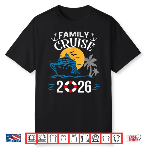 Family Cruise 2026 Vacation Party Matching Family Cruise Shirt