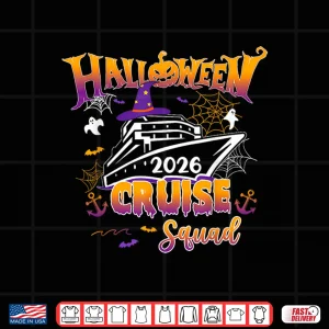 Design Halloween Cruise Squad 2026 Matching Family Cruising Crew Shirt