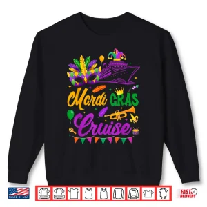 Sweatshirt Mardi Gras Cruise Ship Mask Family Matching Shirt
