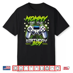 Mommy Of The Birthday Boy Matching Video Game Birthday Gift Shirt