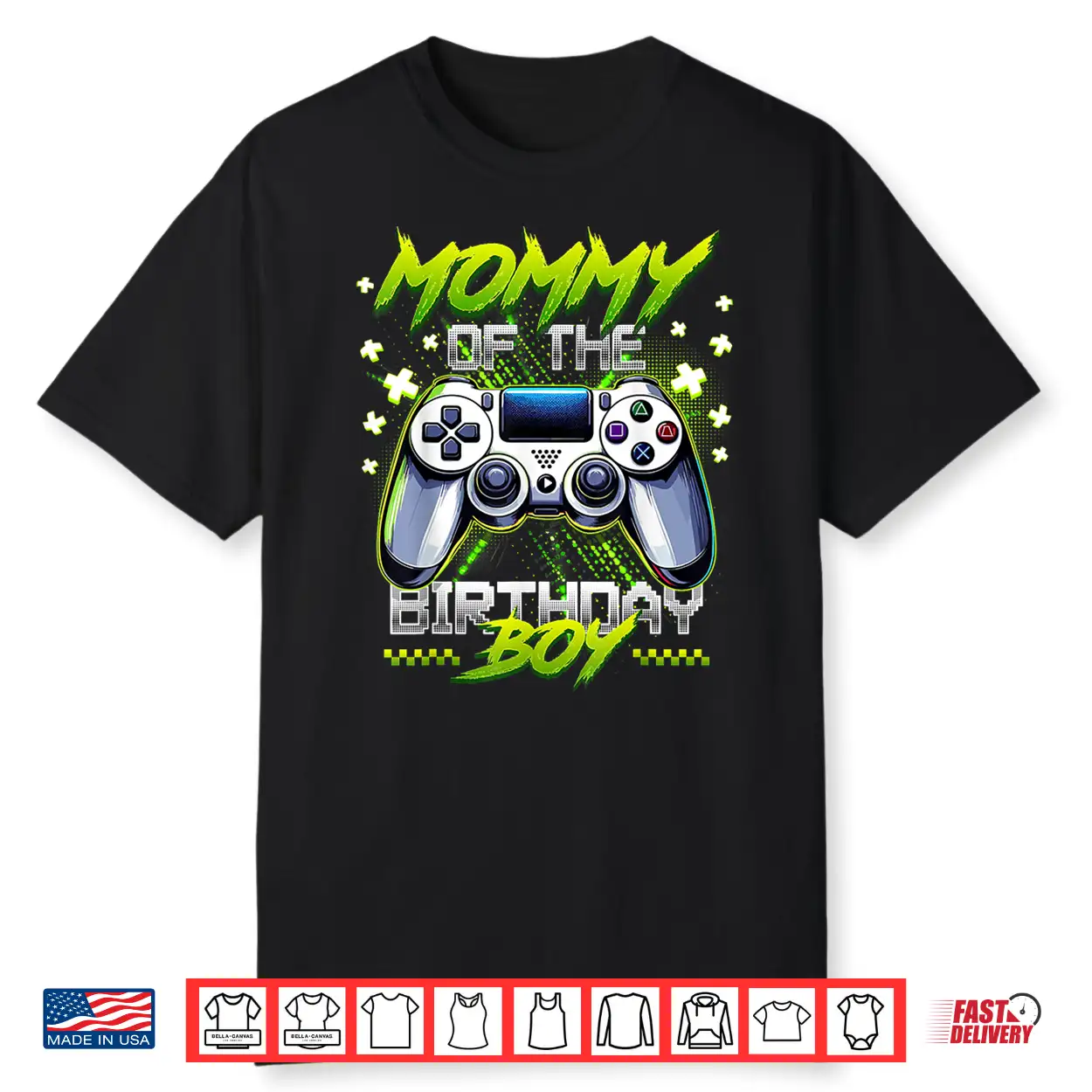 Mommy Of The Birthday Boy Matching Video Game Birthday Gift Shirt Mommy Of The Birthday Boy Matching Video Game Birthday Gift Shirt