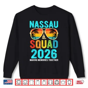 Sweatshirt Retro Nassau Squad 2026 Matching Cruise Family Crew Shirt