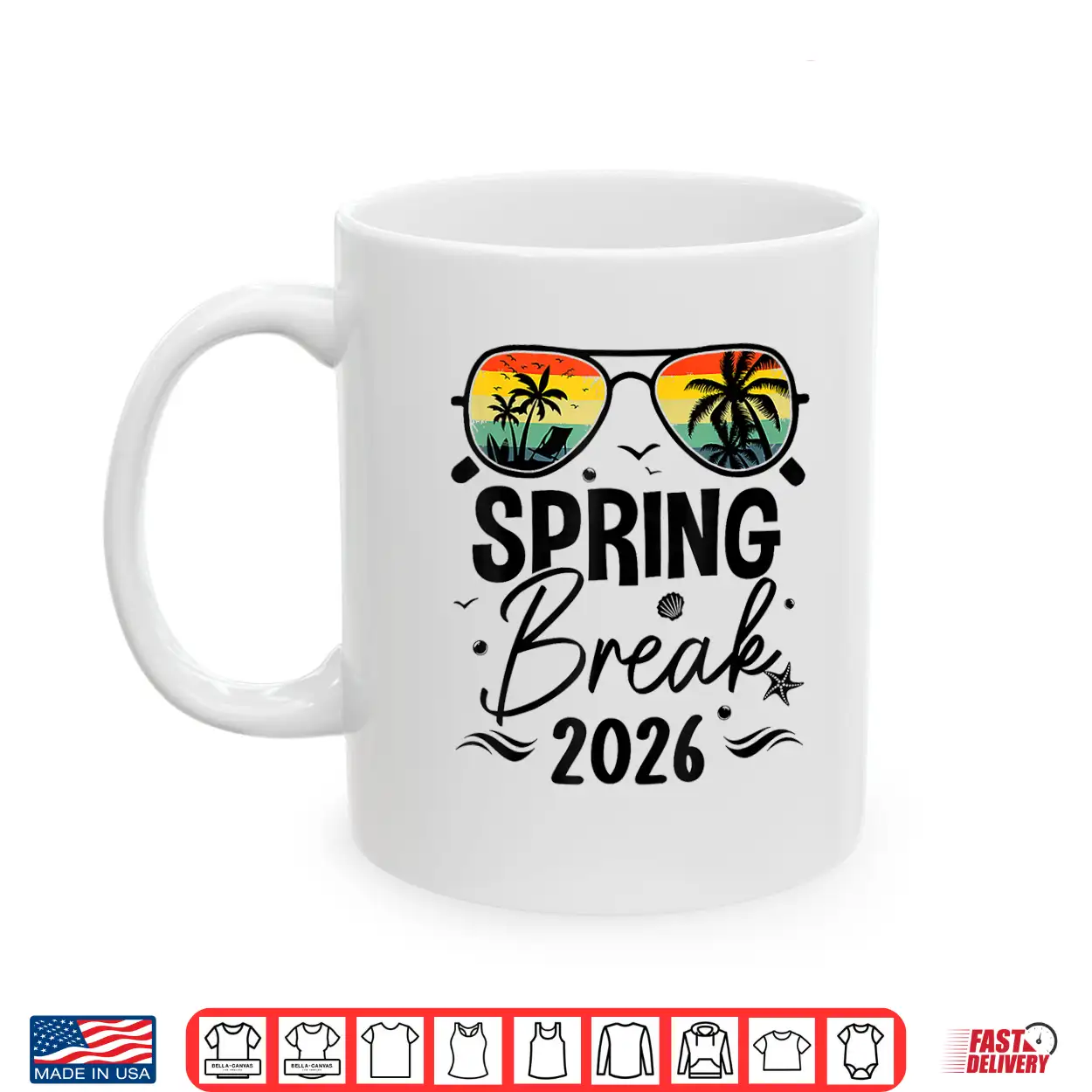 Spring Break 2026 Tees For Men Women Kids Vacation Matching Shirt Spring Break 2026 Tees For Men Women Kids Vacation Matching Shirt