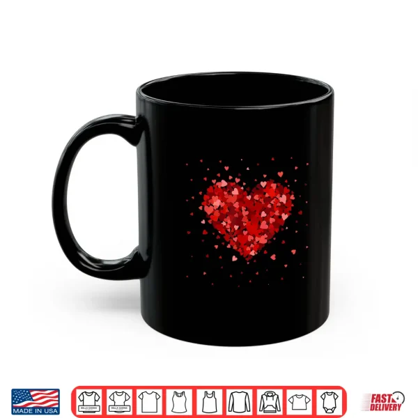Mug Valentine Heart Shirt Couple Matching For Men Women Shirt