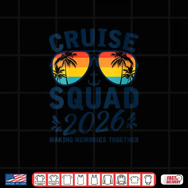 Women'S Cruise Squad 2026 Summer Vacation Matching Family Group V Neck Shirt 4 Design WomenS Cruise Squad 2026 Summer Vacation Matching Family Group V Neck Shirt
