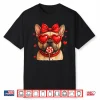 Cute French Bulldog Valentine Heart Candy Valentine Frenchie Shirt