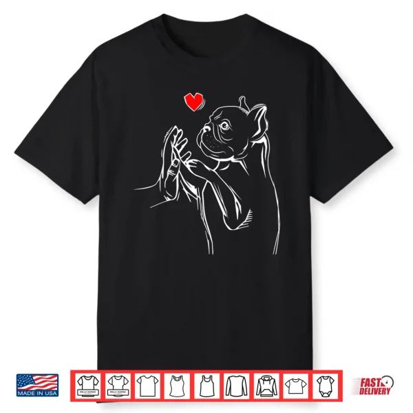 French Bulldog Frenchie Love Cute Dog Mom Funny Girls Gift Shirt