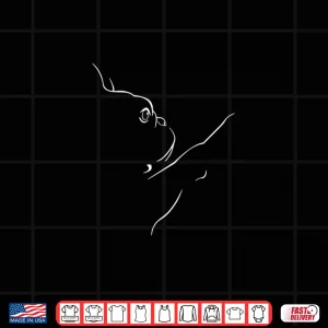 Design French Bulldog Illustration Line Art Bulldog Lovers Shirt