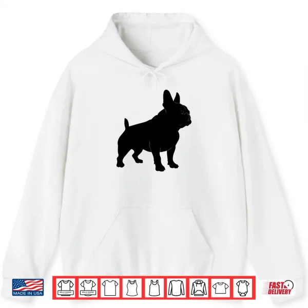 Hoodie French Bulldog Silhouette Shirt